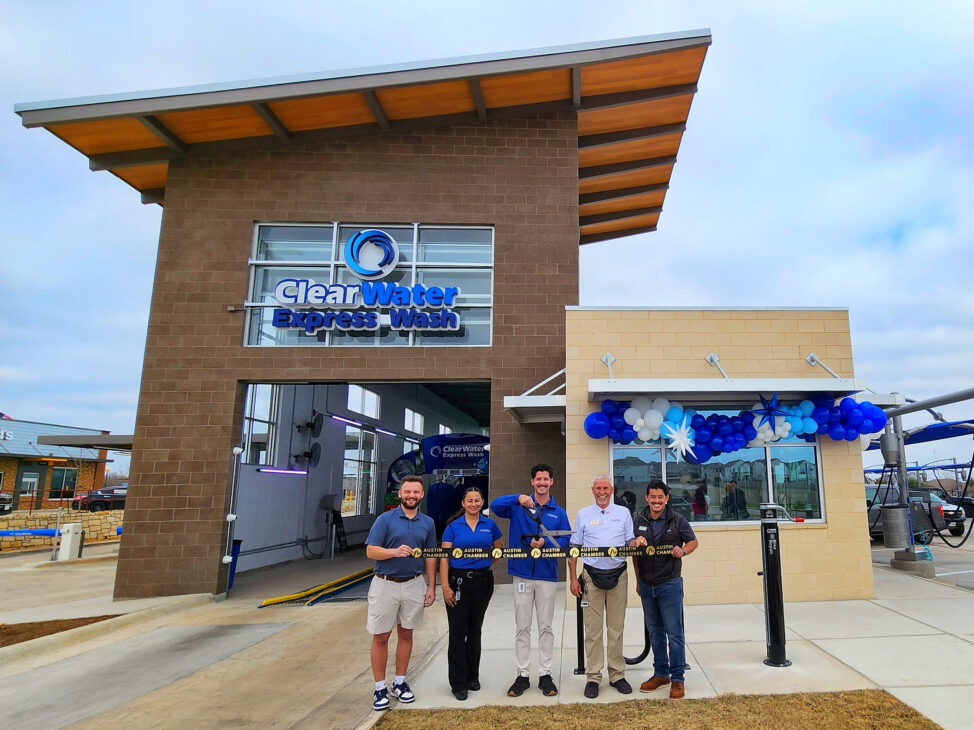 clearwater express car wash - austin ribbon cutting