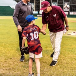 ClearWater Express Wash - Magnolia TX High School Baseball Sponsorship Game - Owner Terral Hill and son ClearWater Express Wash - Magnolia TX High School Baseball Sponsorship Game