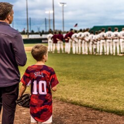 ClearWater Express Wash - Magnolia TX High School Baseball Sponsorship Game - Owner Terral Hill and son ClearWater Express Wash - Magnolia TX High School Baseball Sponsorship Game